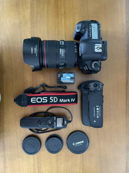 2 Months Used Canon EOS 5D Mark IV with 24105mm Lens